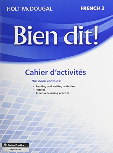 Cahier d'Activites Student Edition Level 2