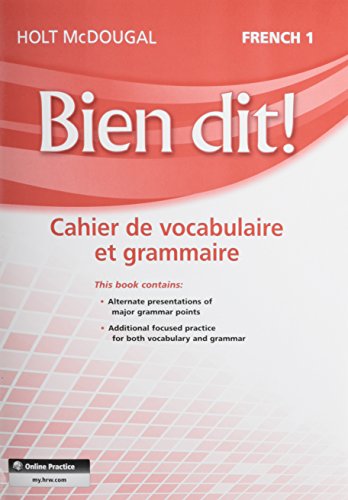 Vocabulary and Grammar Workbook Student Edition Level 1a/1b/1