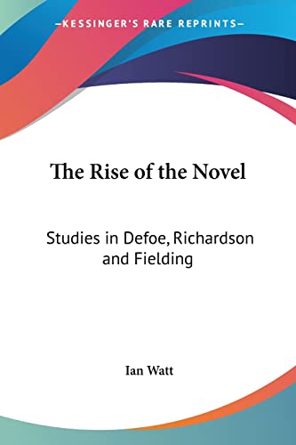 The Rise of the Novel