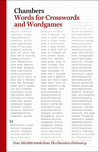 Chambers Words for Crosswords and Wordgames