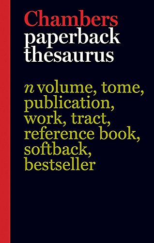Chambers Paperback Thesaurus