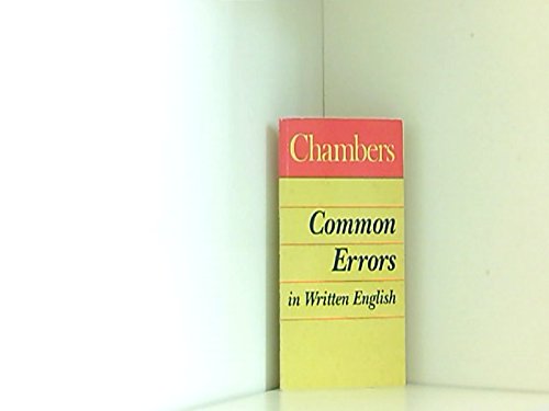 Chambers Common Errors in Written English