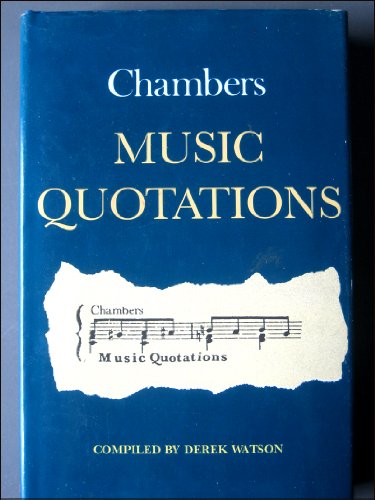 Chambers Music Quotations