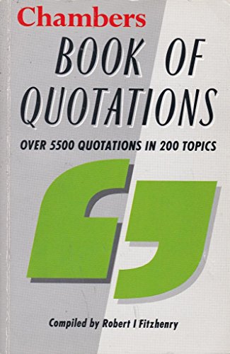 Chambers Book of Quotations