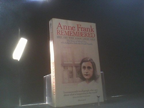 Anne Frank Remembered