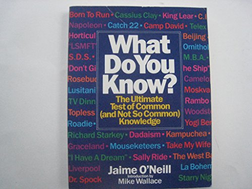 What Do You Know?