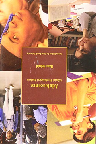 Adolescence: Social Psychological Analysis Stonybrook University