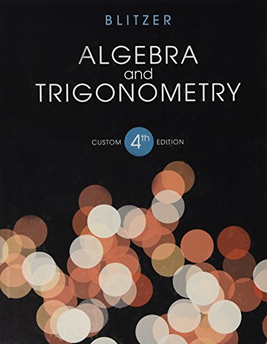 Algebra and Trigonometry
