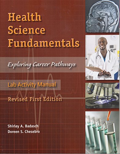 Health Science Fundamentals Exploring Career Pathways Lab Activity Manual