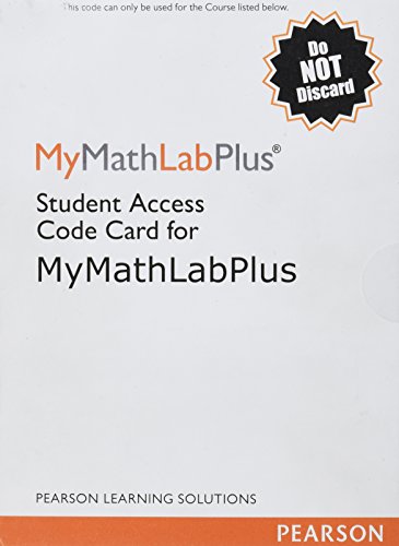 Mymathlab Plus -- Standalone Access Card