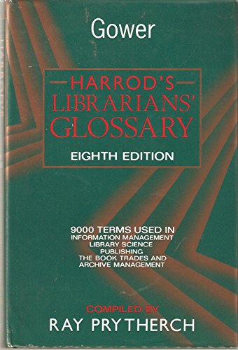 Harrod's Librarians' Glossary