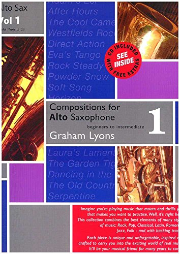 Compositions for Alto Saxophone Vol. 1 Book & CD (Beginners to Intermediate)