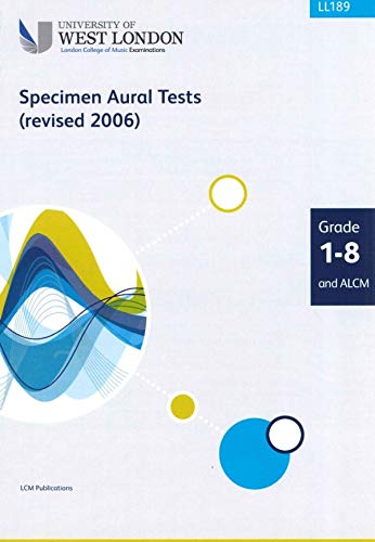 Lcm Specimen Aural Tests (Revised 2006): Piano or Keyboard: Aural