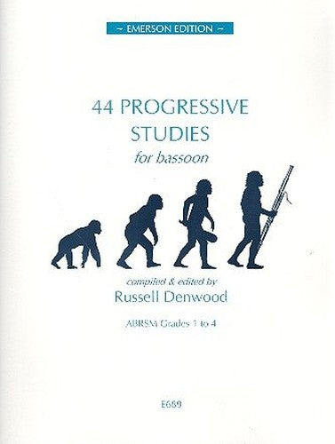 44 progressive studies: for bassoon