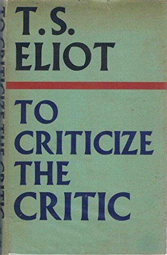 To Criticize the Critic