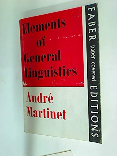Elements of General Linguistics