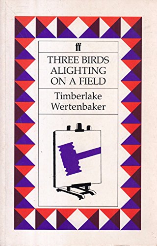 Three Birds Alighting on a Field