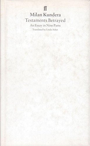 Testaments Betrayed:an Essay in Nine P