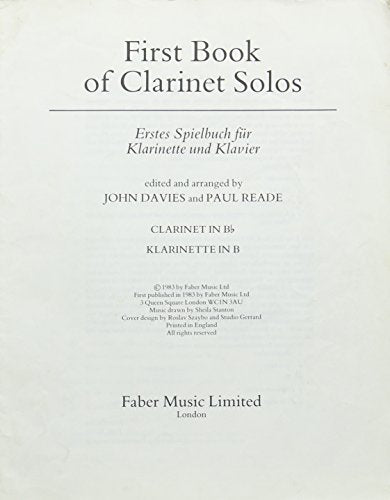 First Book of Clarinet Solos