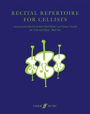 Recital Repertoire for Cellists Book 1