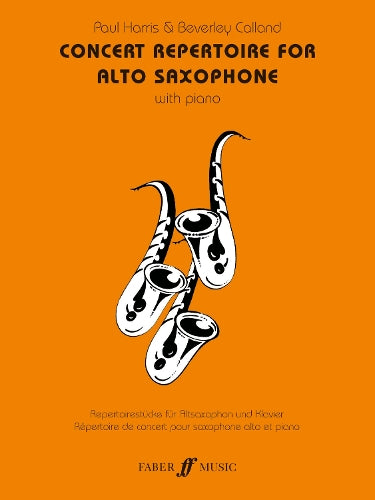 Concert Repertoire For Alto Saxophone