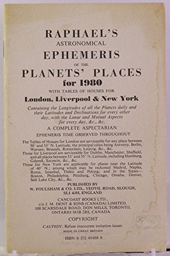 Raphael's Astronomical Ephemeris