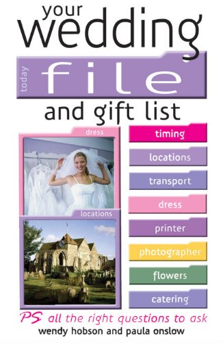 Your Wedding File and Gift List
