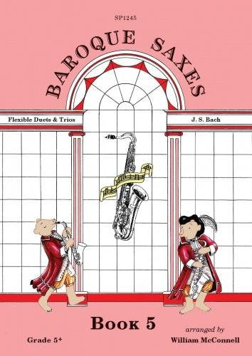 Johann Sebastian Bach-Baroque saxes book 5-Instrumental Album