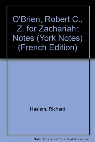 O'Brien, Robert C., Z. for Zachariah