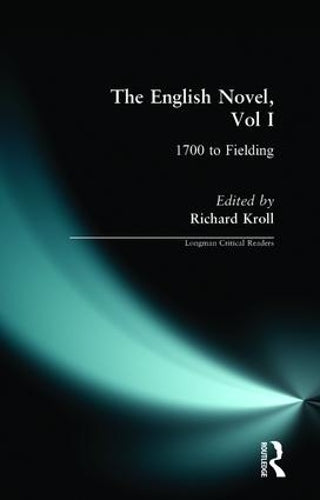 The English Novel, Vol I, The