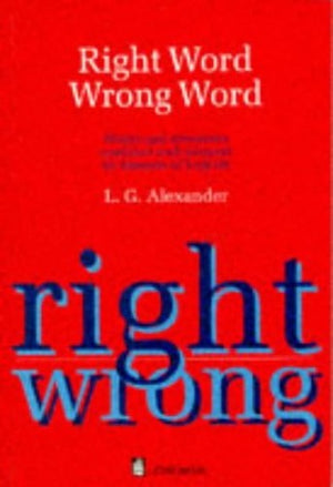 Right Word Wrong Word Paper