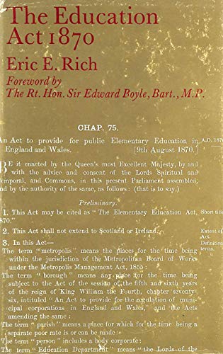 Education Act, 1870