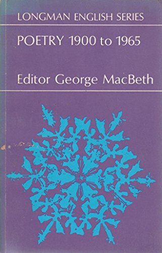 'POETRY, 1900-65'