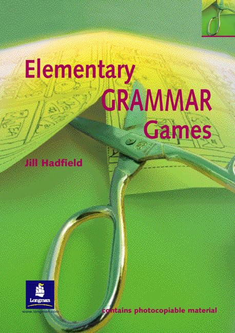 Elementary Grammar Games Paper