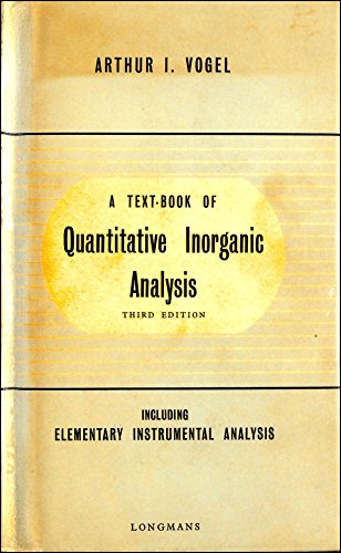 Textbook of Quantitative Inorganic Analysis