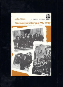 Germany and Europe, 1919-1939 