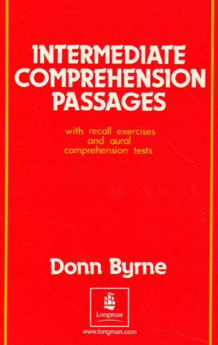 Intermediate Comprehension Passages Paper