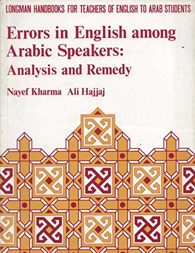 Error in English Among Arabic Speakers