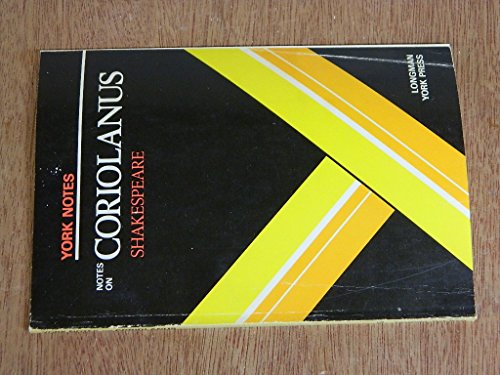 Notes on Shakespeare's Coriolanus