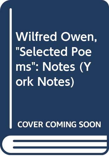 Wilfred Owen, Selected Poems