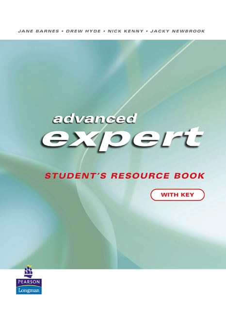 Advanced Expert CAE Students Resource Book with Key