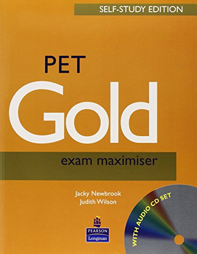 PET Gold Exam Maximiser with Key Self Study and CD Pack