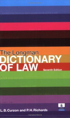 The Longman Dictionary of Law