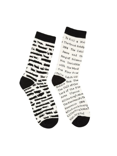 Banned Books Socks Small
