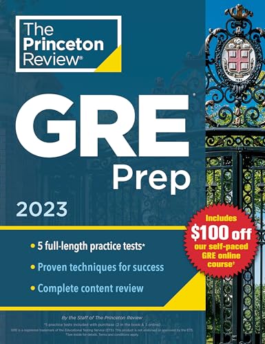 Princeton Review GRE Prep, 2023