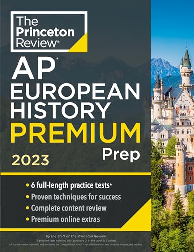 Princeton Review AP European History Premium Prep, 2023