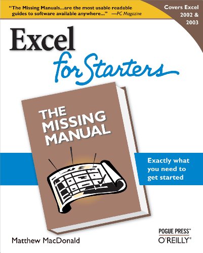 Excel 2003 for Starters