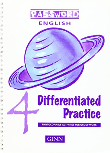 Password English : Differentiated Practice Photocopy Masters 4