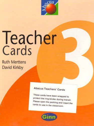 1999 Abacus Year 3 / P4: Teacher Cards