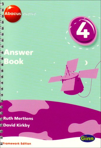 Abacus Evolve Year 4/P5 Answer Book Framework Edition